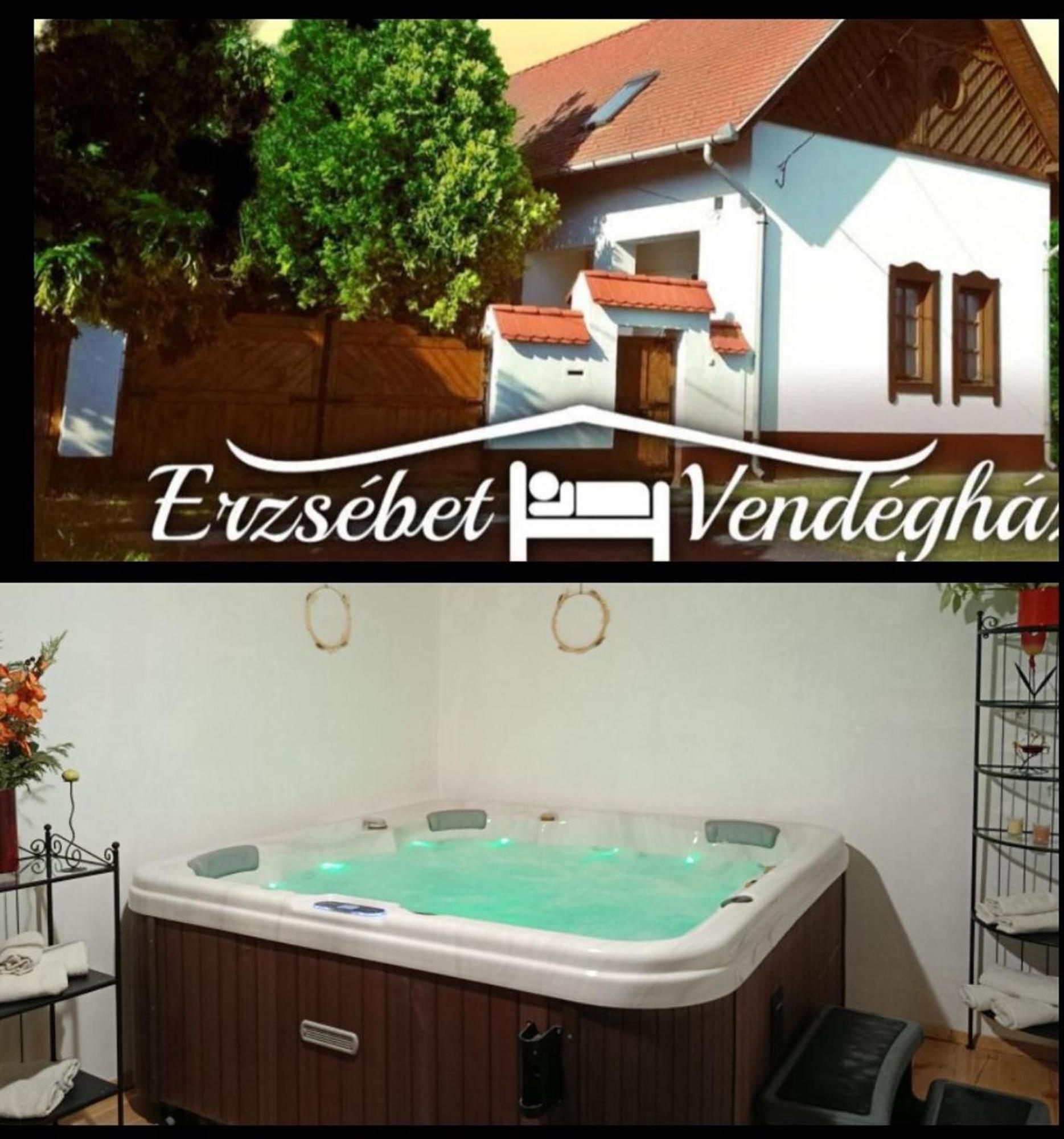 Erzsebet Vendeghaz Es Apartman ไฮจ์ดุสโซบอสโล ภายนอก รูปภาพ