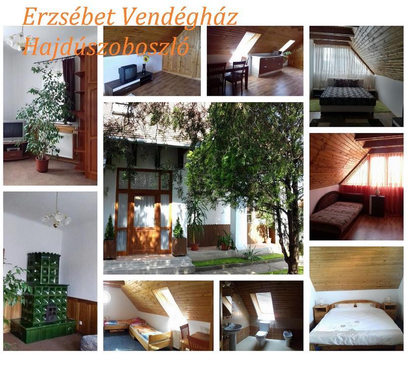 Erzsebet Vendeghaz Es Apartman ไฮจ์ดุสโซบอสโล ภายนอก รูปภาพ